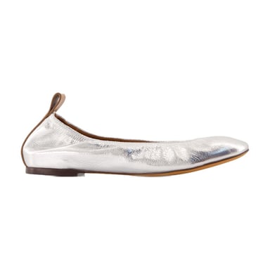 Lanvin Bailarinas - - Piel - Plata
