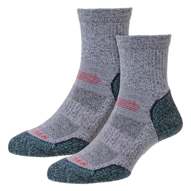 Calcetines de senderismo para hombre Coolmax de caña corta, que absorben la humedad y con soporte para el arco.