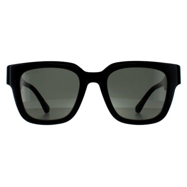 Gucci Square Mens Negro con Habana Gris GG1670SK
