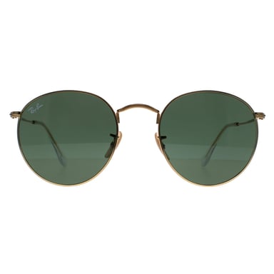 Ray-Ban Gafas de Sol Redondas Metal 3447 001 Oro Verde 53mm