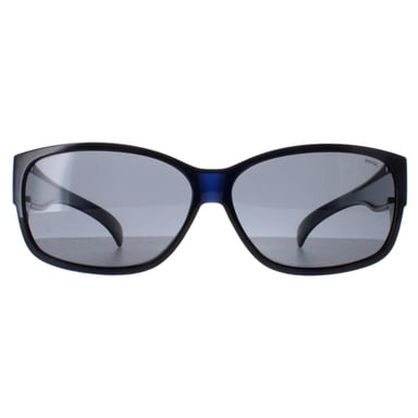 INVU Rectángulo Unisex Azul Transparente Azul Polarizado E2401