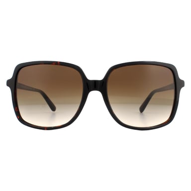 Gafas de sol Michael Kors Square gradiente ahumado carey oscuro, mujer