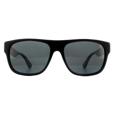 Gucci gafas de sol rectángulo Negro verde rojo gris