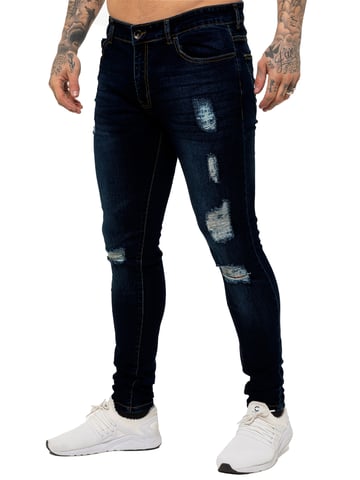 Vaqueros Enzo Skinny Ripped para hombre