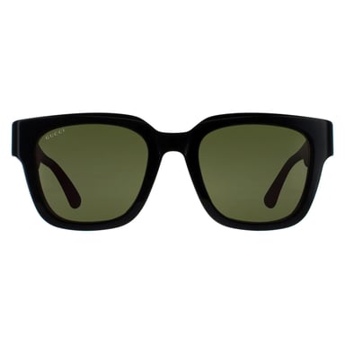 Gucci Square Mens Negro con Verde y Rojo Verde GG1670SK