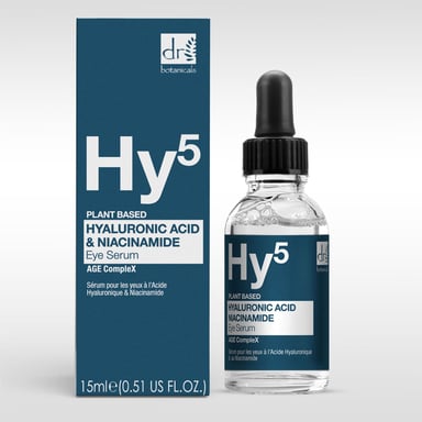 Dr. Botanicals Sérum contorno de ojos antiedad con ácido hialurónico al 5 % y niacinamida al 5 % (15 ml)