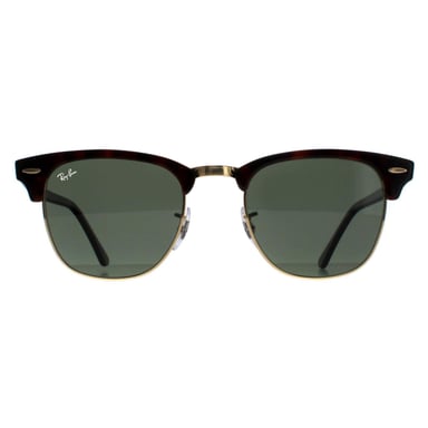 Gafas de sol Rayban Clubmaster 3016 990/58 Rojo Habana Verde Polarizadas Grandes 51mm
