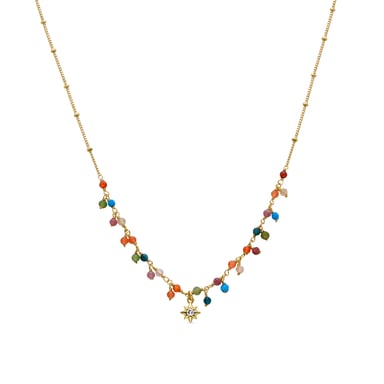 Collar Luxenter Lision acabado oro 18k