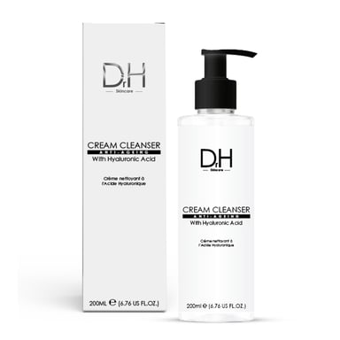 Dr H Limpiador facial en crema avanzado con ácido hialurónico 200 ml