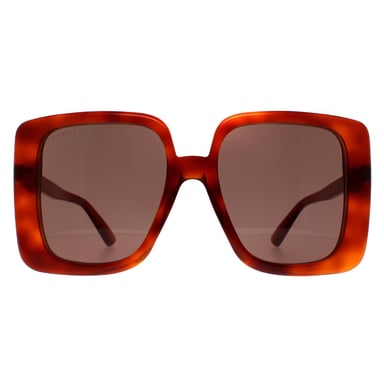 Gucci Cuadrado Mujeres Havana Marrón GG1314S