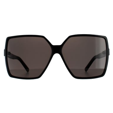Gafas de sol cuadradas para mujer en negro y gris de Saint Laurent