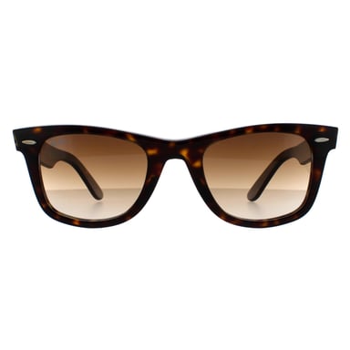 Gafas de sol Ray-ban rectangulares unisex en degradado marrón habana