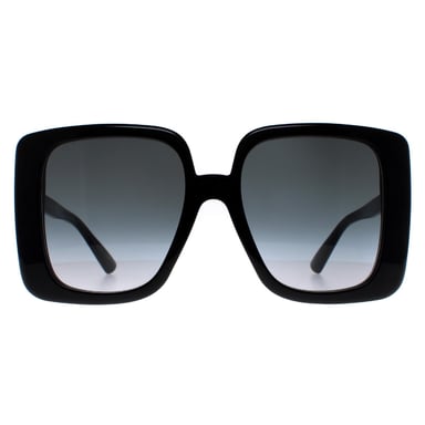 Gucci Cuadrados Mujeres Negro Gris GG1314S