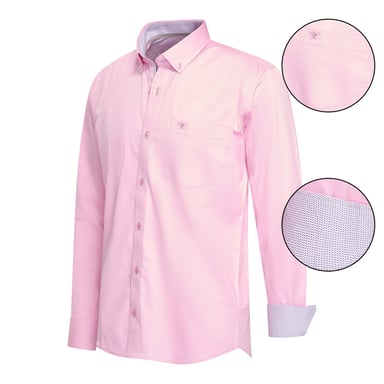 Camisa Regular Fit Cappuccino Italia Rosa Rosa