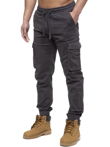 Enzo | Vaqueros Cargo Jogger para Hombre - Caqui