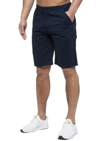 Enzo | Pantalones cortos Chino para hombre en azul marino