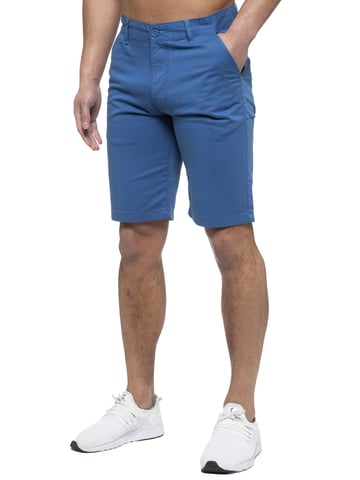 Enzo | Pantalones Cortos Chinos Para Hombre En Azul Real