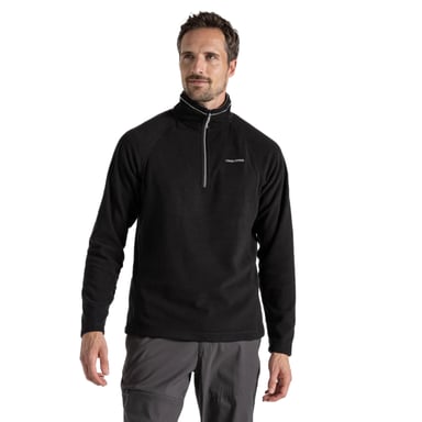 Craghoppers Mens Corey VI Half Zip Fleece Top (Black)