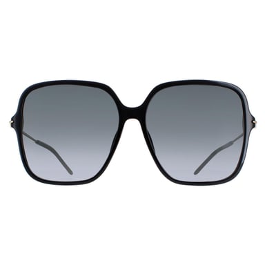 Gafas de sol Gucci GG1267S 001 negro brillante y degradado gris dorado