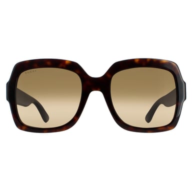 Gafas de sol Gucci GG0036SN 004 Havana Glitter Azul y Rojo Marrón Degradado