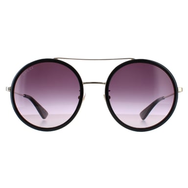 Gafas de sol Gucci GG0061S 001 Negro Oro Gris Gradiente