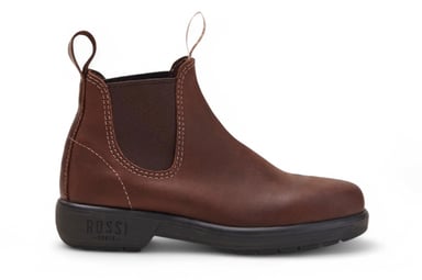 Botas Chelsea de piel color marrón secuoya Rossi 303 Endura