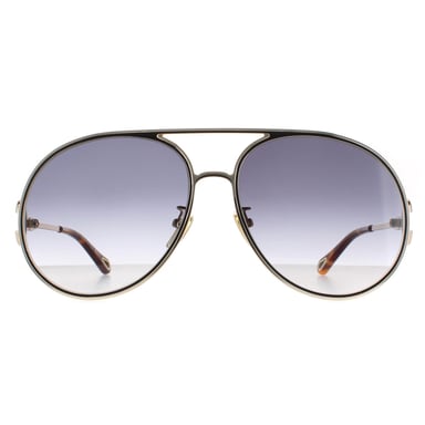 Chloe Aviador Señoras Oro Negro Gris Gracient CH0145S