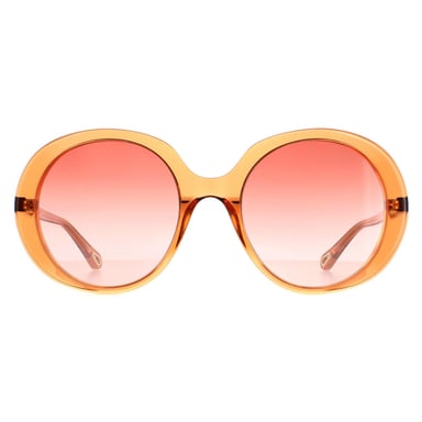 Chloe Oval señoras transparente gradiente naranja oscuro Ch0007s