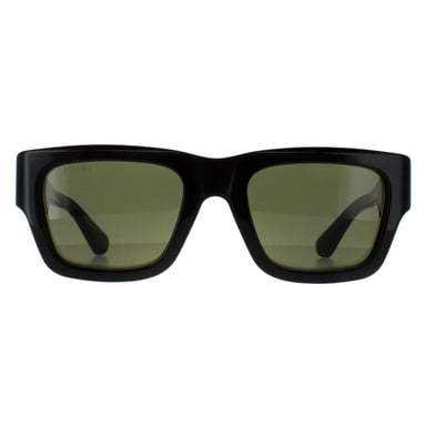 Gucci Square Mens Marrón Oscuro con Verde Habana GG1668S
