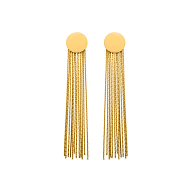 Pendientes Luxenter acabados en rodio - Dencel