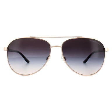 Gafas de sol Michael Kors Aviator Womens Rose Gold Brown Gradient