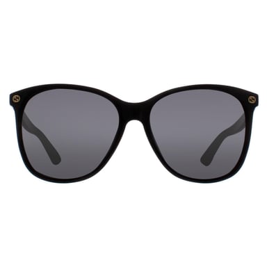 Gafas de sol redondas para mujer negras y grises de Gucci