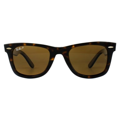 Gafas de sol polarizadas Ray-ban rectangle unisex marrón tortoise