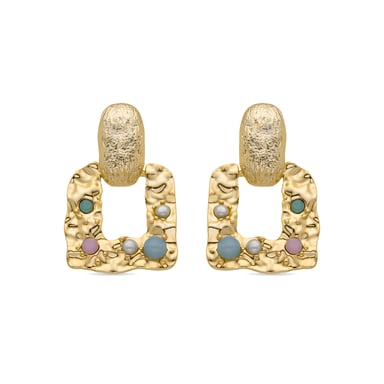 Pendientes Luxenter Paile acabados en oro amarillo 18k