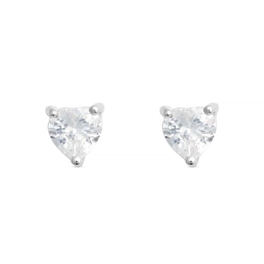 Pendientes Luxenter, eqoyi de plata de ley 925 y circonita brillante acabado baño rodio