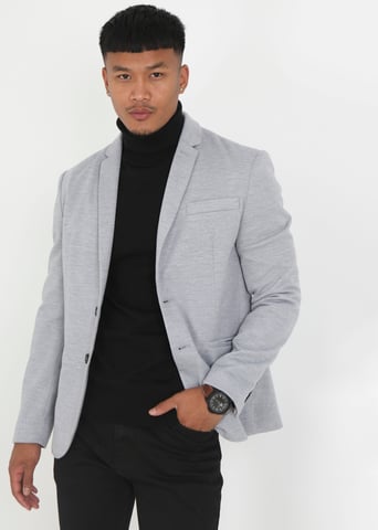 Grey 'Simon' Single Breasted Blazer