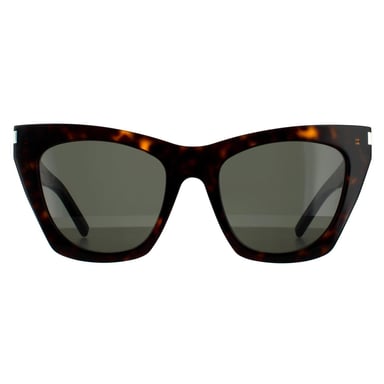 Gafas de sol Saint Laurent Cat Eye para mujer en color habano y gris