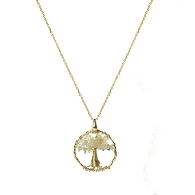 Collar Luxenter Budleia acabado en Oro Amarillo de 18 Kts