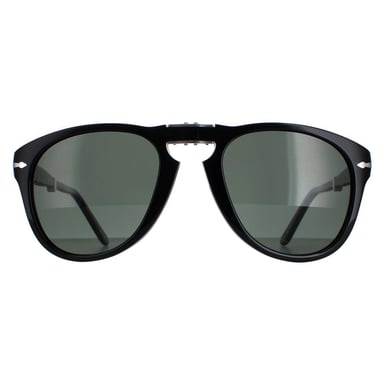 Gafas de sol redondas Persol de hombre, negras, verdes y polarizadas