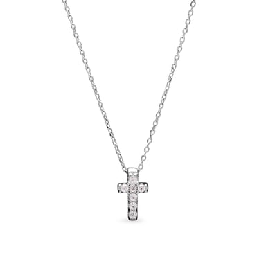 Collar Luxenter  de Plata de Ley 925 con Circonita Brillante acabado en rodio - Sharra