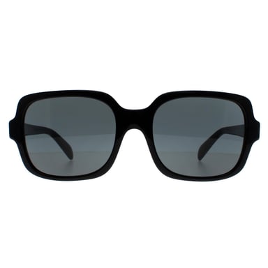 Emporio Armani Cuadrado Mujeres Negro Brillante Gris Oscuro EA4195