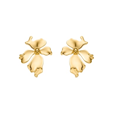 Pendientes Luxenter acabados en oro amarillo de 18K - Haiqua
