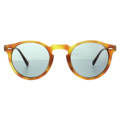 Oliver peoples gafas de sol redondas para hombre Semi Matt Havana Indigo photochrome