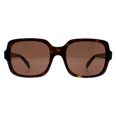 Emporio Armani Cuadrados Mujeres Brillante Havana Marrón Oscuro EA4195