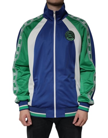 Chaqueta de chándal con cremallera y bloques de color