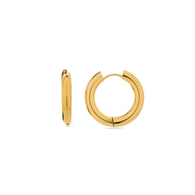 Pendientes Luxenter Amyck acabados en oro amarillo 18k