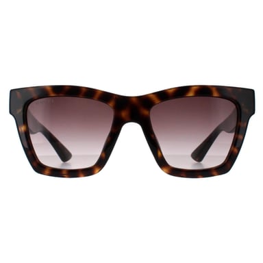 Gafas de sol Gucci Square para mujer en marrón habana con degradado GG1714S