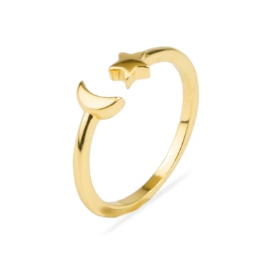 Anillo Luxenter Onsah,acabado en oro amarillo de 18 quilates