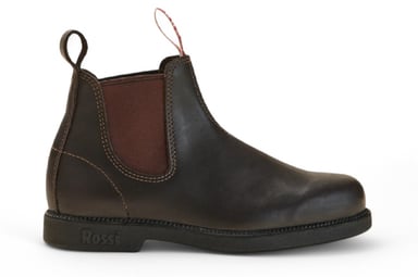 Botines Chelsea de piel marrón Rossi 607 Booma