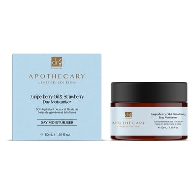 Dr. Botanicals Crema hidratante de día antiedad con aceite de enebro y fresa 50 ml